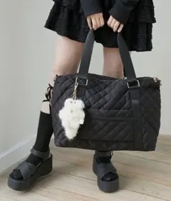 【新品未使用】MAJESTIC LEGON キルティングトラベルボストン