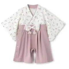 petit main 袴 カバーオール ロンパース さくらんぼ 70