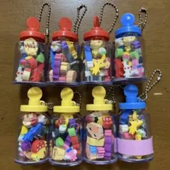 ピクミン つめつめ消しゴム ミニボトル ８本セット