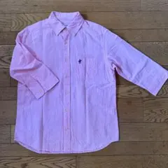 【美品】POLOCLUB メンズ7部袖シャツ｜サイズL
