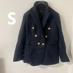 ネイビー ジャケット　アウター　ネイビー　【S】　レディース　コート　レトロ