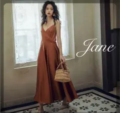 テラコッタ ドレス バックリボン