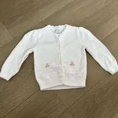 Ralph Lauren カーディガン 24M ホワイト　ラルフローレン