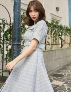 Herlipto Annecy Belted Dress Mサイズ - メルカリ