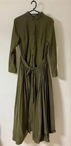 美品✨palejute 8m ワンピース オリーブ 石田ゆり子さん愛用ブランド