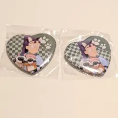 立花仙蔵 忍たま乱太郎 ナンジャタウン ハート型缶バッジ 軍師