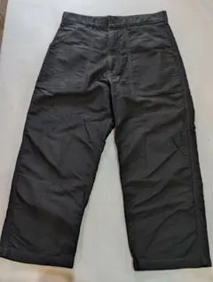 UNIQLO U ワイドフィットワークパンツ ベイカーパンツ ブラック 85