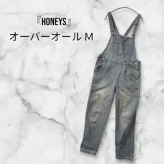 『honeys』オーバーオール サロペット Ｍサイズ デニム