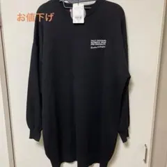 RODEO CROWNS 黒 長袖 ロゴ刺繍