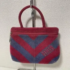 FEILER フェイラー ミニハンドバッグ　ポーチ　シェニール織