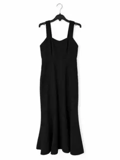 ブラック マーメイドワンピース ロング丈 INGNI