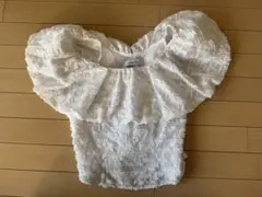 dazzlin フリルオフショルダー トップス