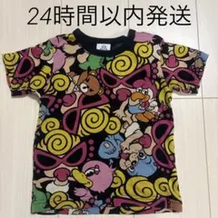 HYSTERIC MINI 総柄　半袖Tシャツ　80
