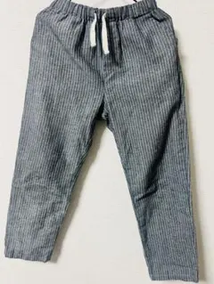 ストライプ柄 6Y ゴムウエストパンツ