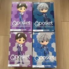 Qposket 新劇場版エヴァンゲリヲン 碇シンジ 渚カヲルフィギュア4体