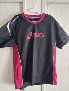 【asics】アシックス 半袖 ピステ L ピンク　美品　シャカシャカ
