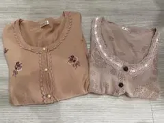 axes femme ニットカーディガン2点セット