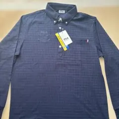 FILA GOLF メンズ 長袖 ボタンダウン ポロシャツ ＬＬ