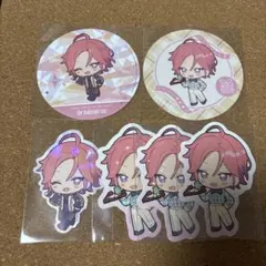 あんスタ アニカフェ コースター・SDステッカー 桜河こはくセット