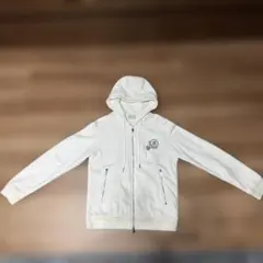 MONCLER モンクレール ジップアップパーカー ホワイト S