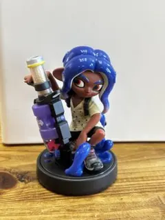 スプラトゥーン イカ フィギュア　amiiboアミーボ　オクトリング(ブルー)