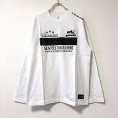 日本製 goleador L ロングTシャツ ウェア 白 サッカー 綿100％のサムネイル