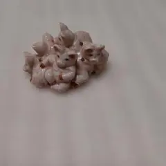 陶器製ブタの親子の置物