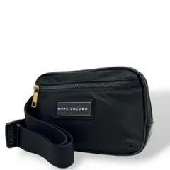 極美品　マークジェイコブス　ショルダー　黒　ウエストバッグ ナイロン　s40
