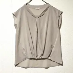 2759 ルクールブラン ブラウス タック フレンチスリーブ 38 ベージュのサムネイル