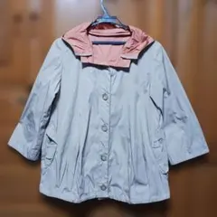 レナウン フード付きベージュ裏オレンジジャンバー　SIMPLELIFE 9