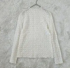 極美品✨アナイ　ストレッチレースモックネック プルオーバー　レース　花柄のサムネイル