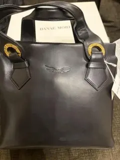 【未使用】Hanae Mori ブラックハンドバッグ HS 280-1808