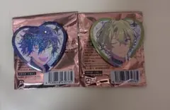 あんスタ　スタフォニ　ハート缶バッジ　ハートホロ缶バッジ　巴日和　漣ジュン