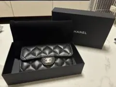 CHANEL マトラッセ ココマーク キャビアスキン 三つ折り財布のサムネイル