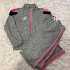adidas ガールズ　スウェット　セットアップ