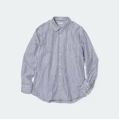 エクストラファインコットンブロードストライプシャツ（レギュラー・長袖） S