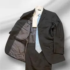 一点物 ポロバイラルフローレン スーツ セットアップ M グレー ウール100％