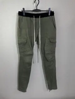 mnml ミニマル カーゴミリタリーパンツオリーブ　サイズM