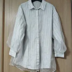 one after another NICE CLAUP ロングシャツ