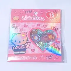 （正規品）ハローキティ　おはじきシール　クリスタルシール ギャル 日焼けキティ