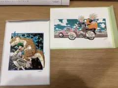 し*げ様 【貴重】鳥山明の世界展 複製原画 恐竜に乗った少年 非純正
