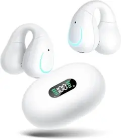 耳を塞がない！耳に挟むイヤーカフイヤホン 左右分離型