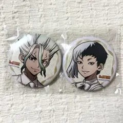 Dr.STONE 缶バッジ 石神千空 あさぎりゲン アニメイト特典 - メルカリ