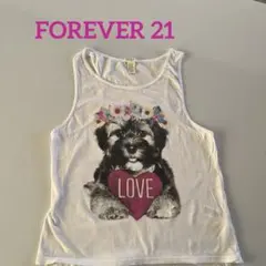 FOREVER 21 犬プリントタンクトップ 150㎝のサムネイル