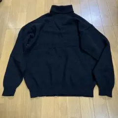 OLD UNIQLO ユニクロ ウール100％タートルニット XL ブラック