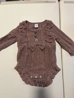 フリル付きロンパース　カバーオール