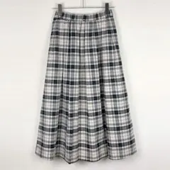 a.v.v チェック柄 ボリューム フレアスカート