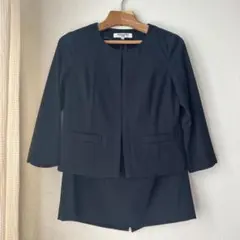 NATURAL BEAUTY BASIC ネイビー スカートセットアップ