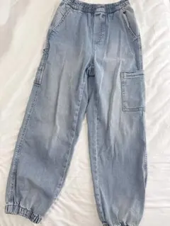 ZARA デニム カーゴパンツ 140cm 未使用のサムネイル