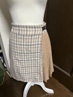 INGNI チェック柄プリーツスカート